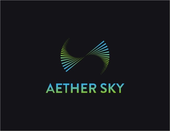 Projektowanie logo dla firm,  Logo dla Agencji Cyfrowej, logo firm - AetherSky