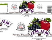 Projekt graficzny, nazwa firmy, tworzenie logo firm Logo+etykieta na powidła owocowe  - Macienty