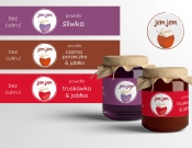 Projekt graficzny, nazwa firmy, tworzenie logo firm Logo+etykieta na powidła owocowe  - mrtg