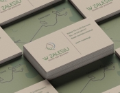 Projekt graficzny, nazwa firmy, tworzenie logo firm Logo i wizytówka dla małego ośrodka. - Azulia
