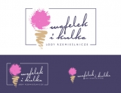 Projekt graficzny, nazwa firmy, tworzenie logo firm Logo lodziarni Wafelek i Kulka - timur