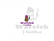 Projekt graficzny, nazwa firmy, tworzenie logo firm Logo lodziarni Wafelek i Kulka - TomaszKruk