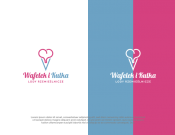 Projekt graficzny, nazwa firmy, tworzenie logo firm Logo lodziarni Wafelek i Kulka - Johan