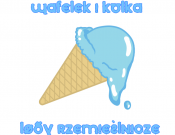 Projekt graficzny, nazwa firmy, tworzenie logo firm Logo lodziarni Wafelek i Kulka - sumoika