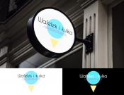 Projekt graficzny, nazwa firmy, tworzenie logo firm Logo lodziarni Wafelek i Kulka - Artplane