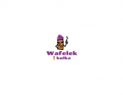 Projekt graficzny, nazwa firmy, tworzenie logo firm Logo lodziarni Wafelek i Kulka - TomaszKruk
