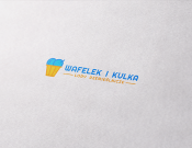 Projekt graficzny, nazwa firmy, tworzenie logo firm Logo lodziarni Wafelek i Kulka - Quavol