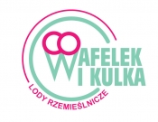 Projekt graficzny, nazwa firmy, tworzenie logo firm Logo lodziarni Wafelek i Kulka - alienmar
