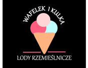 Projekt graficzny, nazwa firmy, tworzenie logo firm Logo lodziarni Wafelek i Kulka - Hali