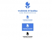 Projekt graficzny, nazwa firmy, tworzenie logo firm Logo lodziarni Wafelek i Kulka - makkena