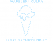 Projekt graficzny, nazwa firmy, tworzenie logo firm Logo lodziarni Wafelek i Kulka - sumoika