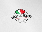 Projekt graficzny, nazwa firmy, tworzenie logo firm Logo dla włoskich gotowych dań  - Blanker