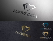 Projekt graficzny, nazwa firmy, tworzenie logo firm Logo przychodni lekarskiej Luxmedica - jaczyk
