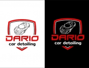 Projekt graficzny, nazwa firmy, tworzenie logo firm Logo firmy - DARIO Car Detailing  - wrapa