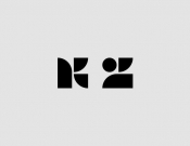 Projekt graficzny, nazwa firmy, tworzenie logo firm Logo do nazwy K2 - heptagram