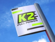 Projekt graficzny, nazwa firmy, tworzenie logo firm Logo do nazwy K2 - JEDNOSTKA  KREATYWNA