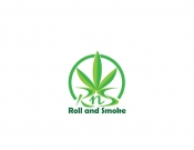 Projekt graficzny, nazwa firmy, tworzenie logo firm Logo firma Roll and Smoke - alienmar