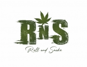 Projekt graficzny, nazwa firmy, tworzenie logo firm Logo firma Roll and Smoke - magfactory