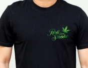 Projekt graficzny, nazwa firmy, tworzenie logo firm Logo firma Roll and Smoke - patkaaa