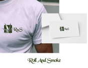 Projekt graficzny, nazwa firmy, tworzenie logo firm Logo firma Roll and Smoke - LogRina