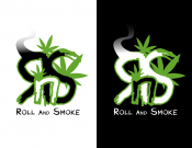 Projekt graficzny, nazwa firmy, tworzenie logo firm Logo firma Roll and Smoke - NikolaG