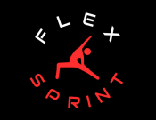 Projekt graficzny, nazwa firmy, tworzenie logo firm logo - FLEXSPRINT - Odzież sportowa - Strzelec007