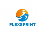 Projekt graficzny, nazwa firmy, tworzenie logo firm logo - FLEXSPRINT - Odzież sportowa - Advertising Studio