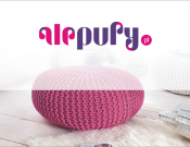 Projekt graficzny, nazwa firmy, tworzenie logo firm Logo do strony alepufy.pl  - kruszynka