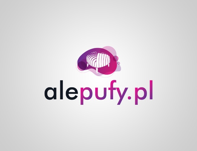 Projektowanie logo dla firm,  Logo do strony alepufy.pl , logo firm - kingawo