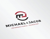 Projekt graficzny, nazwa firmy, tworzenie logo firm Firma transportowa MICHAEL&JACOB  - stone