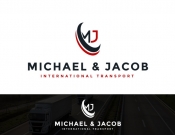 Projekt graficzny, nazwa firmy, tworzenie logo firm Firma transportowa MICHAEL&JACOB  - DarvinArt