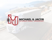 Projekt graficzny, nazwa firmy, tworzenie logo firm Firma transportowa MICHAEL&JACOB  - radofreshdesign