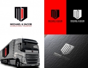 Projekt graficzny, nazwa firmy, tworzenie logo firm Firma transportowa MICHAEL&JACOB  - noon