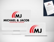 Projekt graficzny, nazwa firmy, tworzenie logo firm Firma transportowa MICHAEL&JACOB  - Konwer