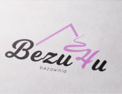 Projekt graficzny, nazwa firmy, tworzenie logo firm Logo bezowni Bezu4U  - DarvinArt