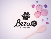 Projekt graficzny, nazwa firmy, tworzenie logo firm Logo bezowni Bezu4U  - madelinekaka