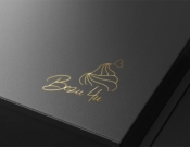 Projekt graficzny, nazwa firmy, tworzenie logo firm Logo bezowni Bezu4U  - KreatywneStudio