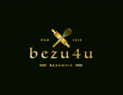 Projekt graficzny, nazwa firmy, tworzenie logo firm Logo bezowni Bezu4U  - patkaaa