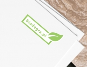 Projekt graficzny, nazwa firmy, tworzenie logo firm Logo sklepu inter. z naczyniami BIO - plackowskanatalia