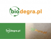 Projekt graficzny, nazwa firmy, tworzenie logo firm Logo sklepu inter. z naczyniami BIO - ObczajTo