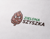 Projekt graficzny, nazwa firmy, tworzenie logo firm Logo ZIELONA SZYSZKA - DarvinArt
