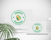 Projekt graficzny, nazwa firmy, tworzenie logo firm Logo ZIELONA SZYSZKA - Konwer