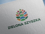 Projekt graficzny, nazwa firmy, tworzenie logo firm Logo ZIELONA SZYSZKA - stone