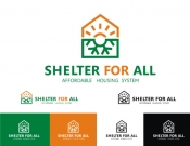 Projekt graficzny, nazwa firmy, tworzenie logo firm Shelter for all - evadesign