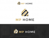 Projekt graficzny, nazwa firmy, tworzenie logo firm LOGO dla firmy MP HOME  - DarvinArt