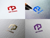 Projekt graficzny, nazwa firmy, tworzenie logo firm LOGO dla firmy MP HOME  - noon