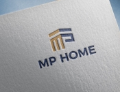Projekt graficzny, nazwa firmy, tworzenie logo firm LOGO dla firmy MP HOME  - stone