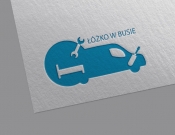 Projekt graficzny, nazwa firmy, tworzenie logo firm Logo dla firmy Łóżko w busie  - ekspert_design
