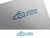 Projekt graficzny, nazwa firmy, tworzenie logo firm Logo dla firmy Łóżko w busie  - stone