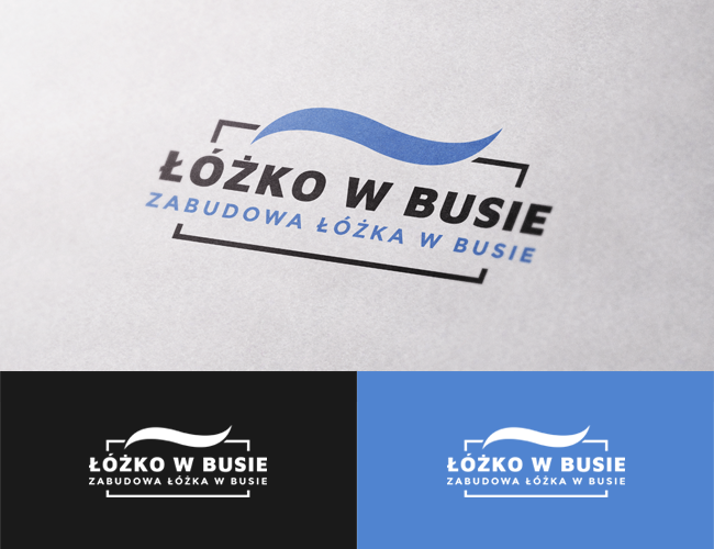 Projektowanie logo dla firm,  Logo dla firmy Łóżko w busie , logo firm - Sof Bau Meble